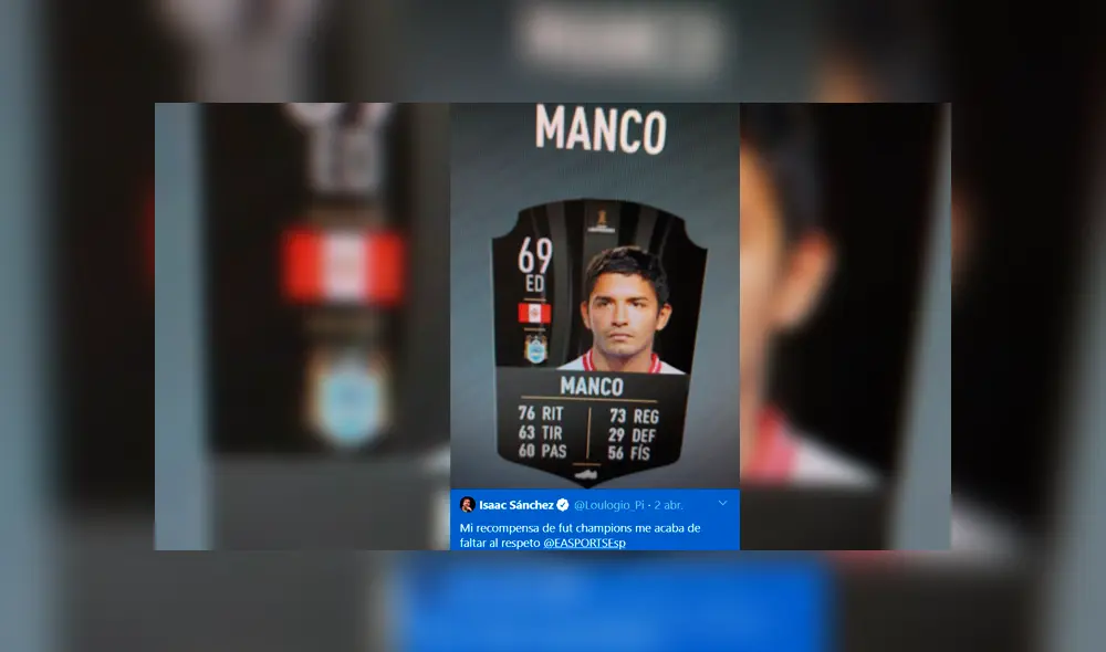 Reimond Manco aparece como recompensa en Ultimate Team de FIFA 20.