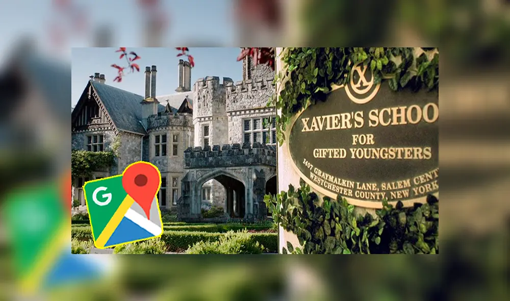 Desliza las imágenes para ver cómo luce realmente la Mansión X que aparece en las películas de los X-Men. Fotocapturas: Google Maps Desliza las imágenes para ver cómo luce realmente la Mansión X que aparece en las películas de los X-Men. Fotocapturas: Google Maps