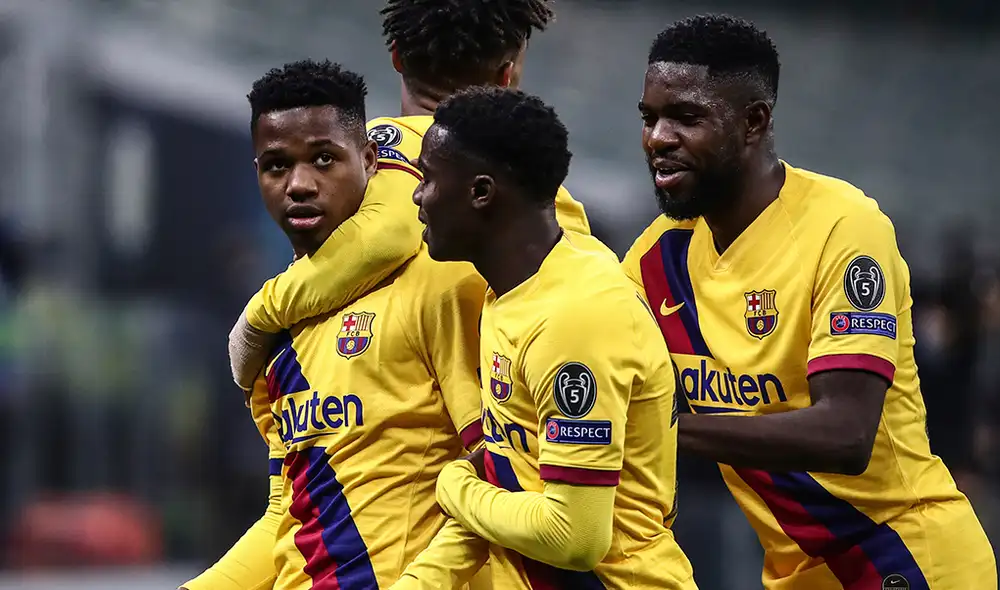 Barcelona venció de visita a Inter en la Champions League. Foto: AFP Barcelona venció de visita a Inter en la Champions League. Foto: AFP