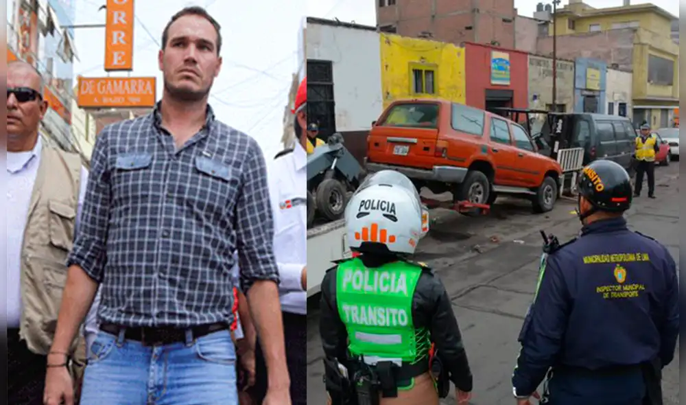 El alcalde dijo que hay 1 200 autos abandonados en La Victoria.