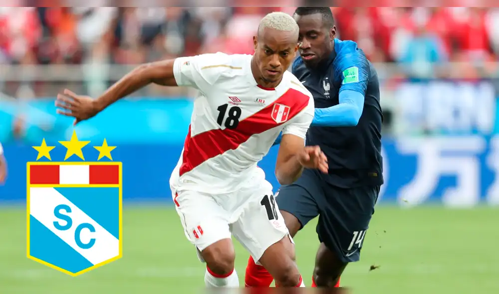 André Carrillo dejó el hinchaje de lado y felicitó a Cristal por su título