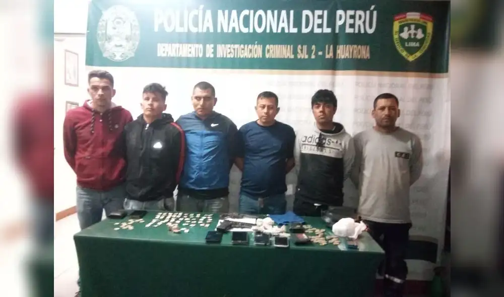 SJL: Policía desbarata banda que extorsionaba a mototaxistas y obreros