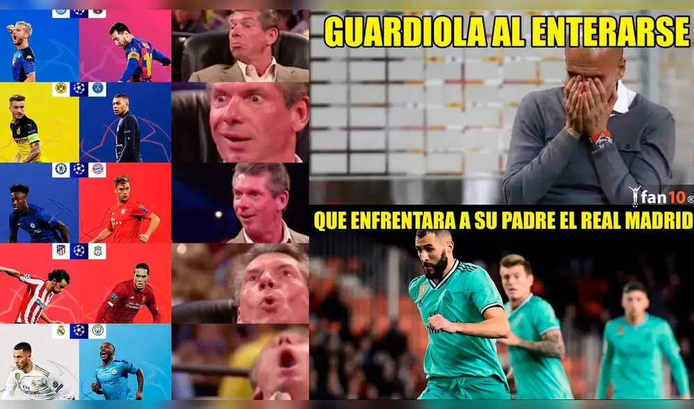 Memes del Sorteo de la Champions League 2019-2020. Foto: Facebook. Memes del Sorteo de la Champions League 2019-2020. Foto: Facebook.