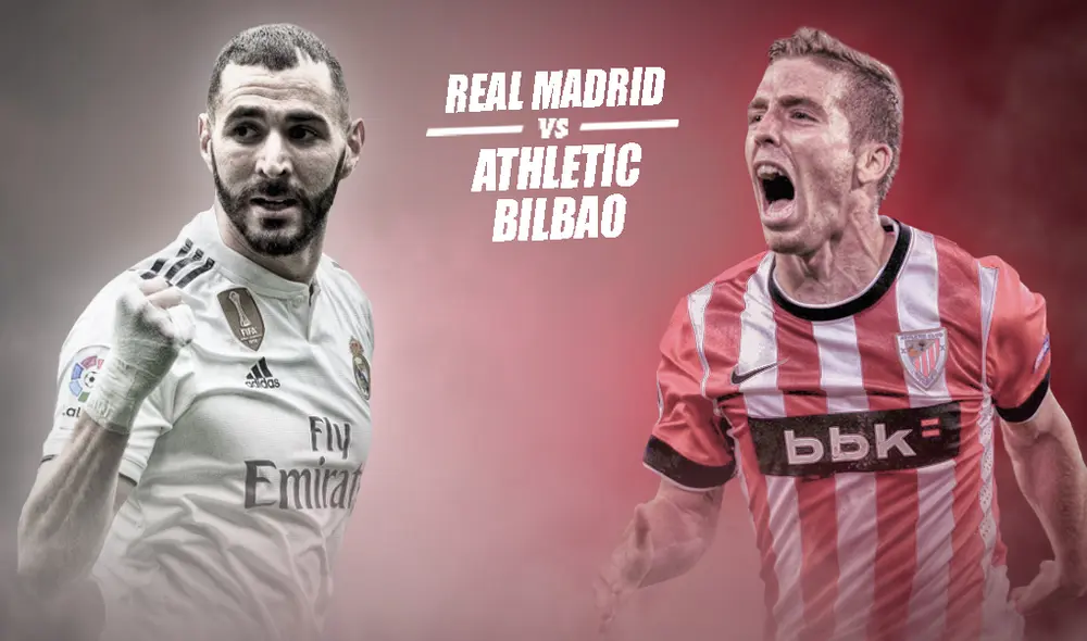 Real Madrid vs Athletic Bilbao EN VIVO por la fecha 18 de la Liga Santander. Foto: Composición Real Madrid vs Athletic Bilbao EN VIVO por la fecha 18 de la Liga Santander. Foto: Composición