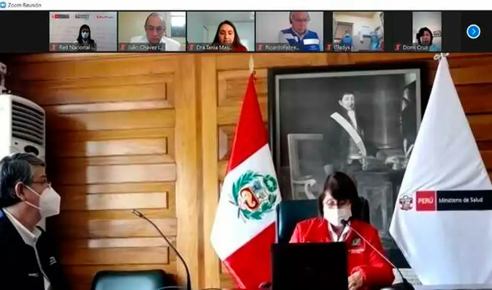 Personal de Salud fue capacitado virtualmente. Foto: Minsa Personal de Salud fue capacitado virtualmente. Foto: Minsa