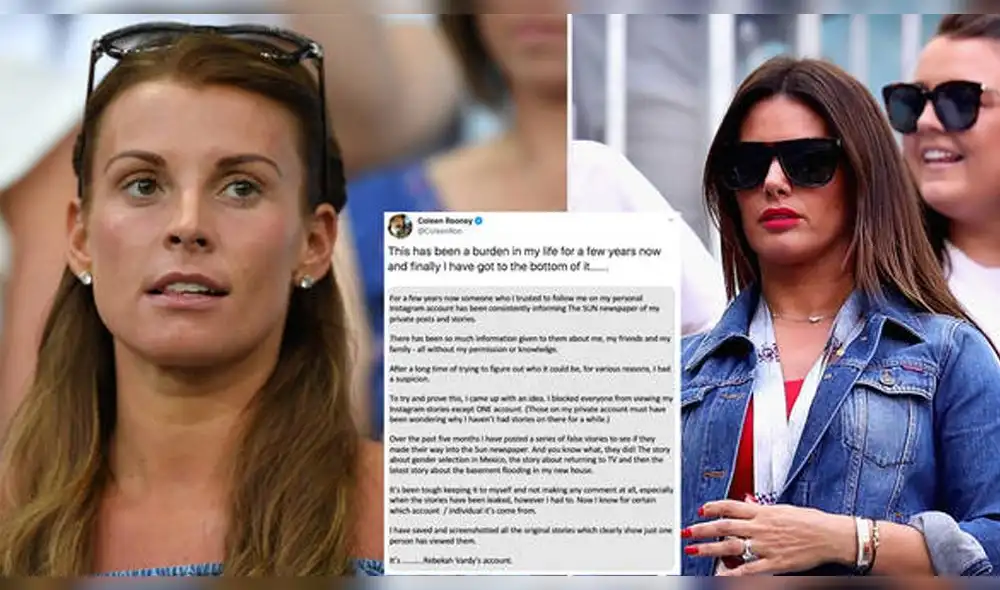 Pelea entre Coleen Rooney y Rebekah Vardy
