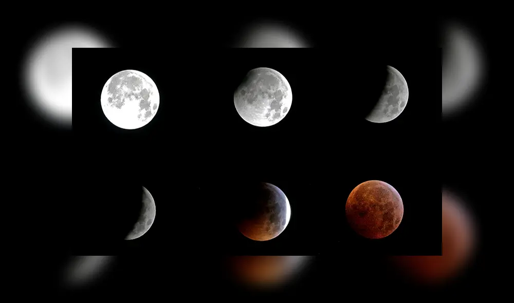 Eclipse de Luna se producirá este 16 de julio. Foto: AFP Eclipse de Luna se producirá este 16 de julio. Foto: AFP