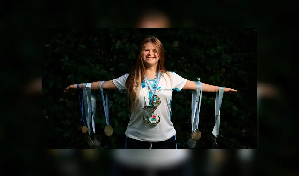 Jacinta Ramírez, "Múltiple campeona de natación".