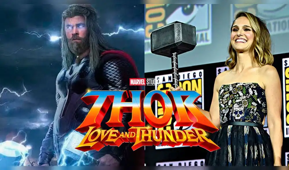 Natalie Portman será Mighty Thor en "Thor: Love and Thunder". Foto: Composición