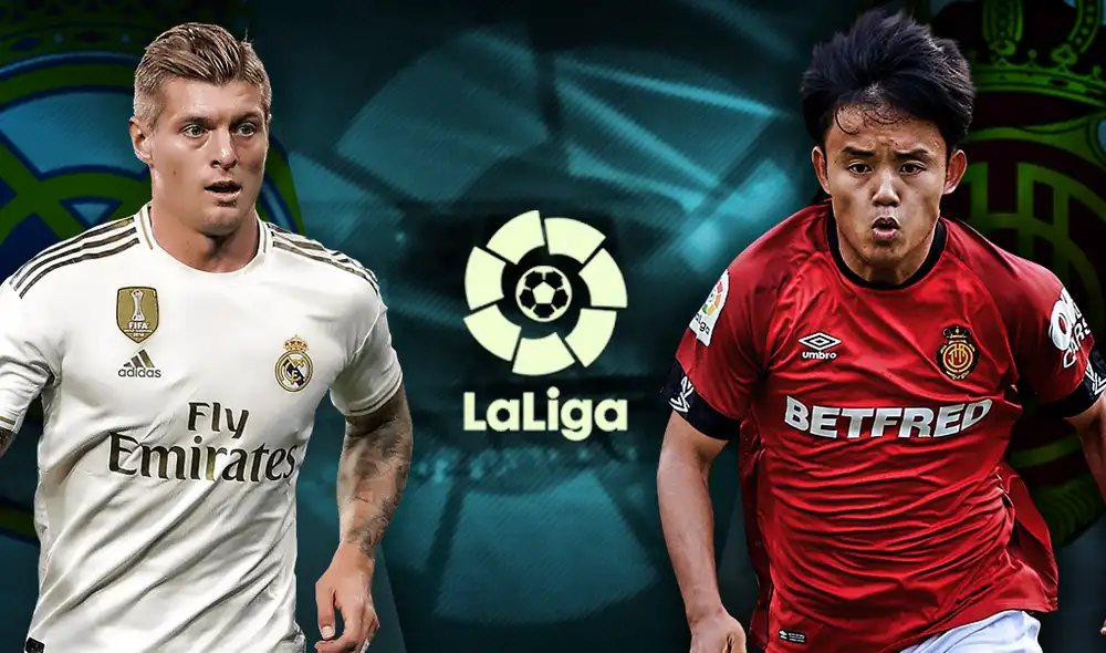 Real Madrid vs Mallorca por la Liga española 2020. Real Madrid vs Mallorca por la Liga española 2020.