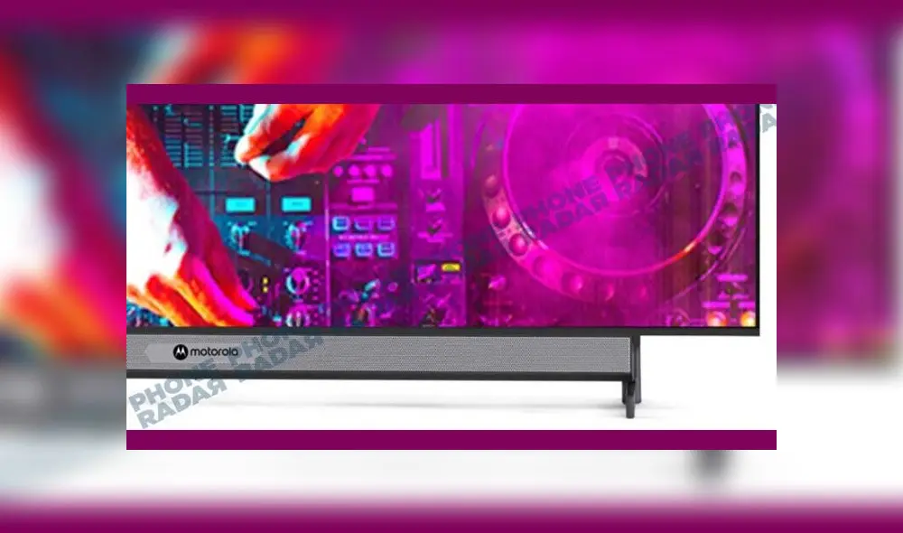 Motorola Android TV tendrá una barra de sonido en la parte frontal. Motorola Android TV tendrá una barra de sonido en la parte frontal.