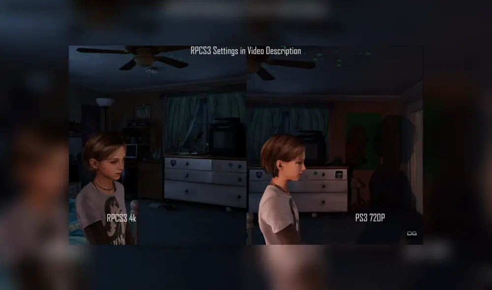 Ejemplo de gráficos mejorados en PS3