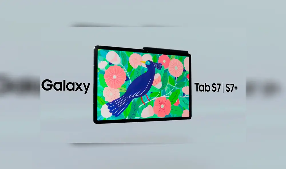 Samsung presenta sus nuevas tablets Samsung Galaxy Tab S7 y S7+. Foto: Samsung.