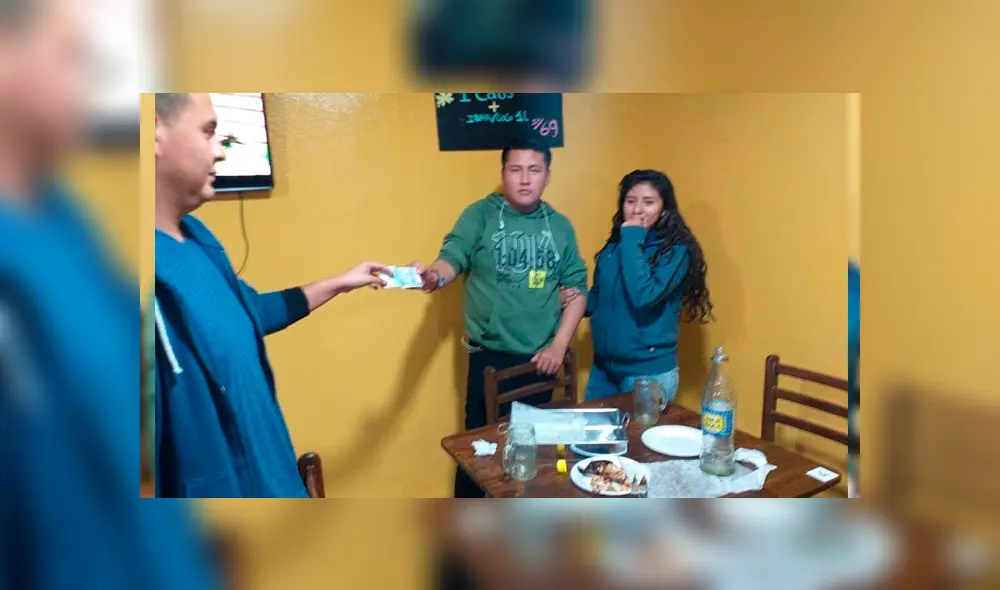 Vía Facebook: pareja peruana consume mega salchipapa de 3 kilos y este fue el resultado [VIDEO]