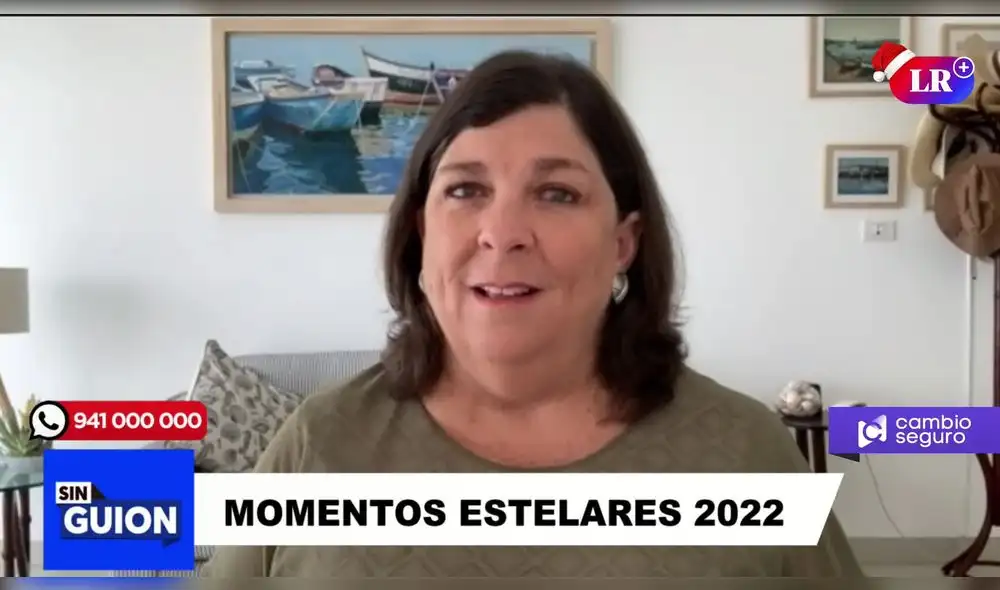 Rosa María Palacios en Sin Guion. Foto: LR+ Rosa María Palacios en Sin Guion. Foto: LR+