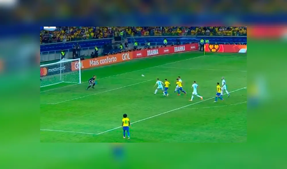 Argentina vs. Brasil: Coutinho se falla el 2-0 en la semifinal de la Copa América 2019.