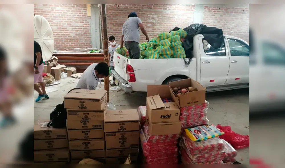 Ayuda llega a pobladores que no recibieron bono del Estado.