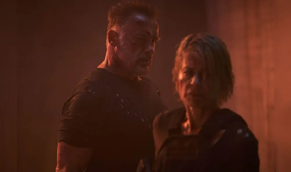 Arnold Schwarzenegger y Linda Hamilton repiten sus papeles más emblemáticos para la nueva película de Terminator.