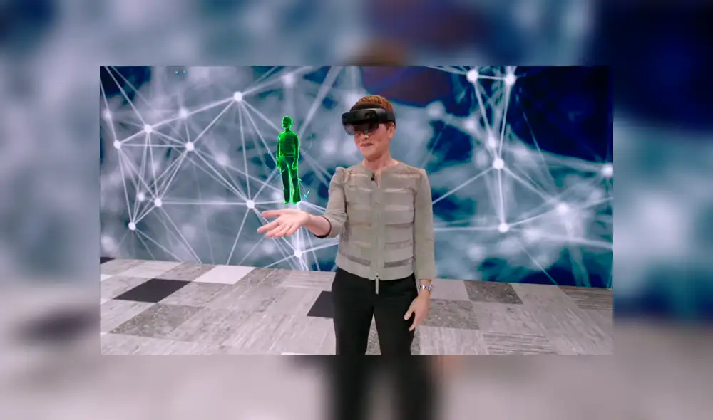 La realidad aumentada a través de los HoloLens 2.