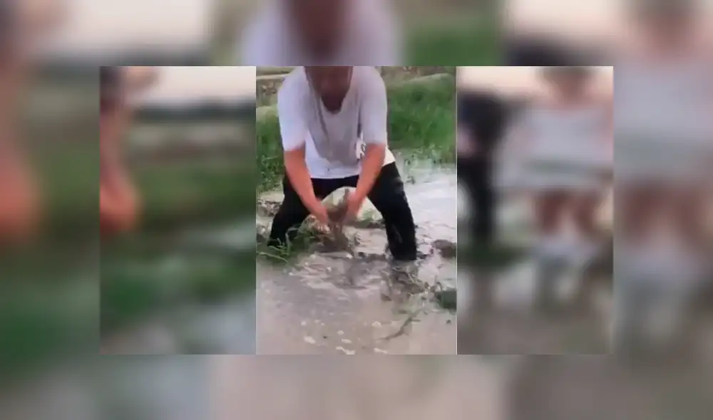 'Misteriosa criatura' arruina fotos de recién casado y el video se hace viral en las redes sociales.