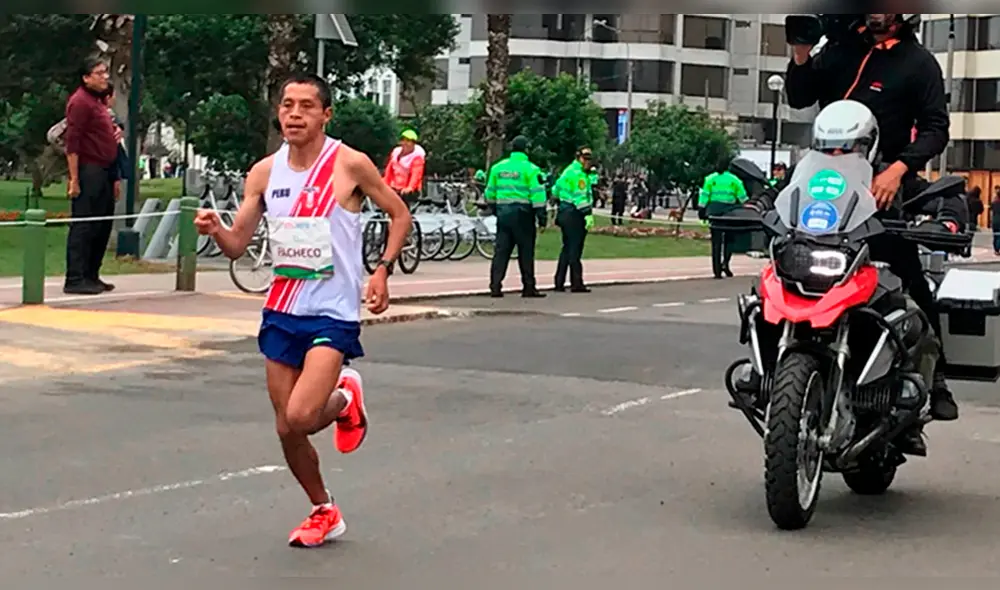 Juegos Panamericanos 2019: Cristhian Pacheco ganó medalla de oro en maratón 42k. Foto: La República Juegos Panamericanos 2019: Cristhian Pacheco ganó medalla de oro en maratón 42k. Foto: La República