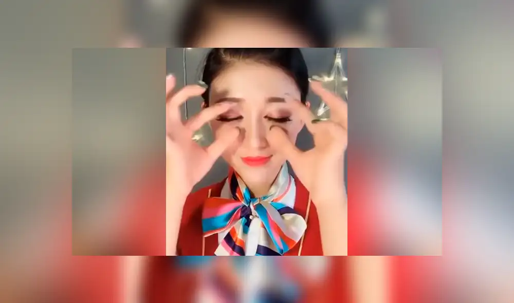 YouTube viral: bella aeromosa asiática revela su radical cambio al quitarse el maquillaje [VIDEO]