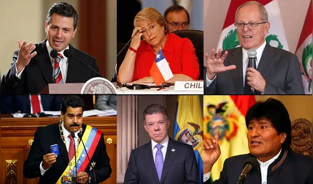 Revelan cuáles son los presidentes que más y menos ganan en América Latina Revelan cuáles son los presidentes que más y menos ganan en América Latina