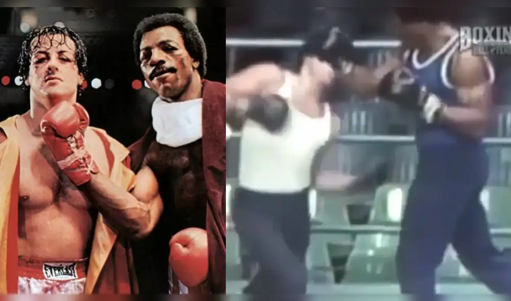 Difunden video inédito de Sylvester Stallone y "Apollo Creed" boxeando [VIDEO]