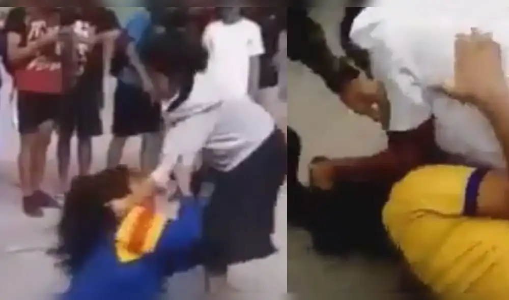Chiclayo: Escolares se agarran de los pelos por el amor de un compañero [VIDEO]