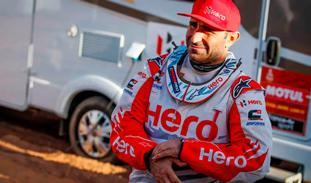 Paulo Gonçalves en el campamento del Dakar. Créditos: Twitter Oficial Dakar Paulo Gonçalves en el campamento del Dakar. Créditos: Twitter Oficial Dakar