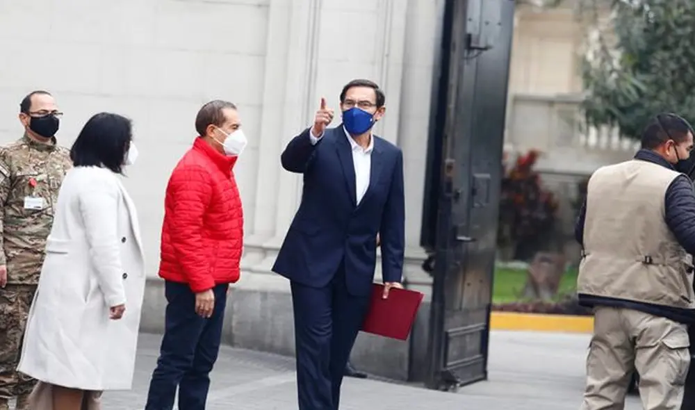 Martín Vizcarra se dirigió al Congresi de manera sorpresiva, luego ue anunciara que no iría. Foto: Flavio Matos/La República.