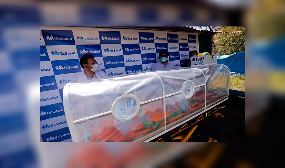 El equipo sirve para trasladar y atender a un paciente de COVID -19, evitando el mínimo contacto. El equipo sirve para trasladar y atender a un paciente de COVID -19, evitando el mínimo contacto.