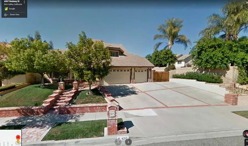 Desliza las imágenes para ver cómo luce la casa que aparece en la saga de terror Poltergeist . Foto: captura de Google Maps Desliza las imágenes para ver cómo luce la casa que aparece en la saga de terror Poltergeist . Foto: captura de Google Maps