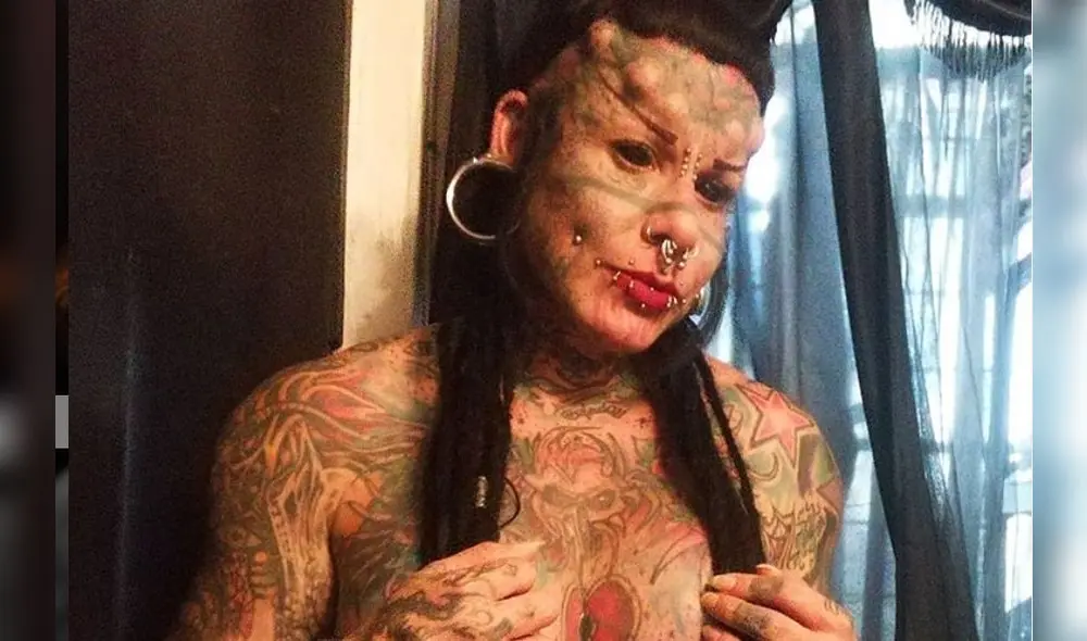 María José Cristerna, conocida por sus modificaciones corporales, también es la mujer más tatuada del mundo. Foto: Instagram.