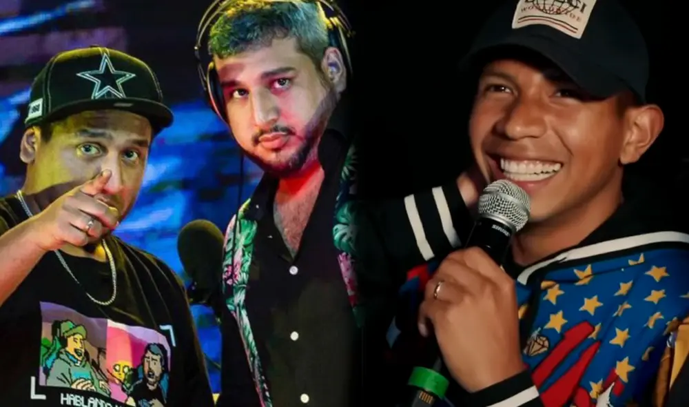 Los comediantes desataron la risa de 'Oreja' Flores. Foto: composición LR/captura Youtube