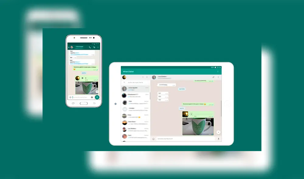 WhatsApp Web tablet WhatsApp Web tablet
