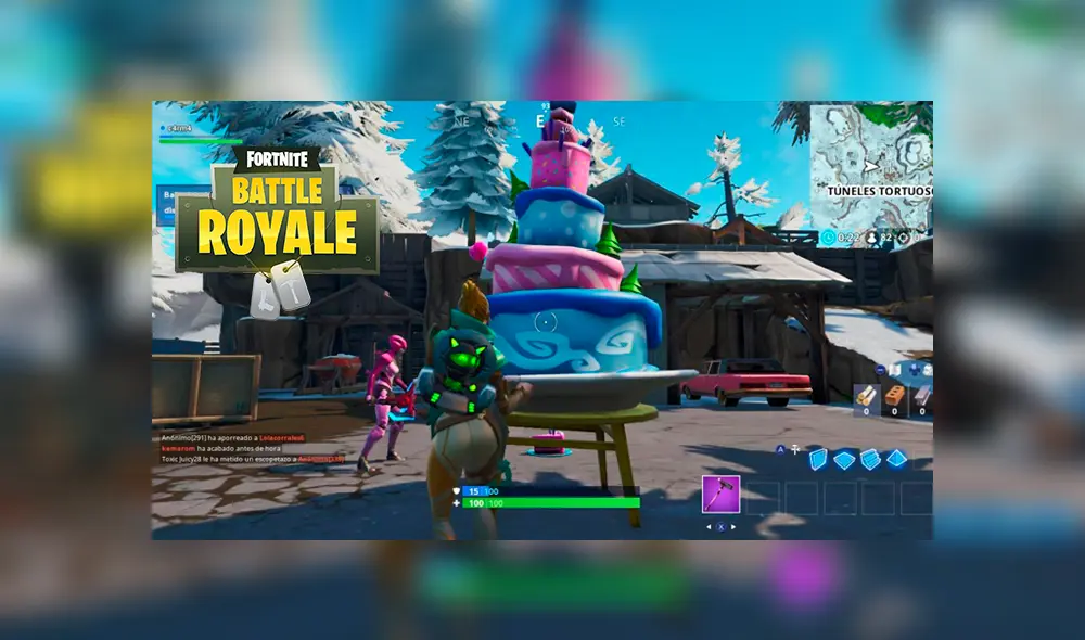 Te traemos el mapa con la ubicación de todos los pasteles de cumpleaños de Fortnite para completar el desafío por su segundo año bailando frente a los mismos. Te traemos el mapa con la ubicación de todos los pasteles de cumpleaños de Fortnite para completar el desafío por su segundo año bailando frente a los mismos.