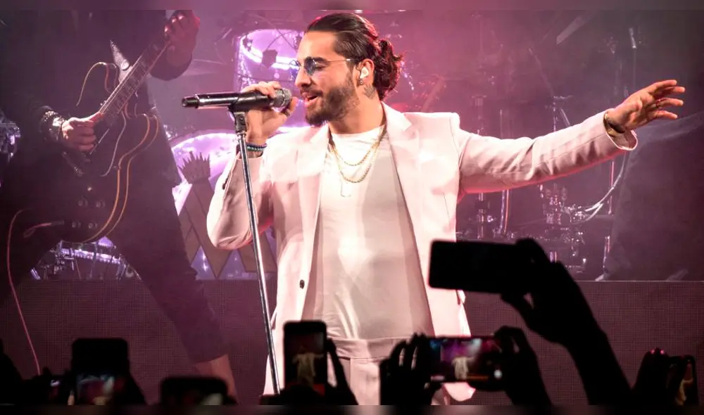 Maluma criticado por usar 'playback' durante concierto en Lima [VIDEO]