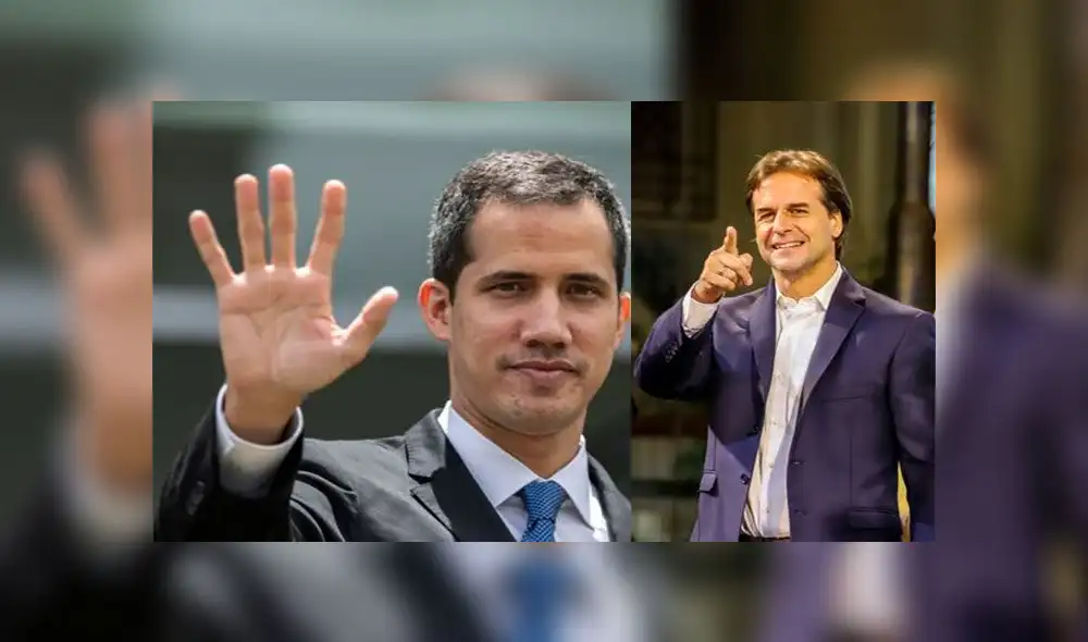 "Hablé con el presidente electo de Uruguay, Luis Lacalle Pou, y respalda plenamente nuestra causa", enfatizó Guaidó. Foto: composición "Hablé con el presidente electo de Uruguay, Luis Lacalle Pou, y respalda plenamente nuestra causa", enfatizó Guaidó. Foto: composición