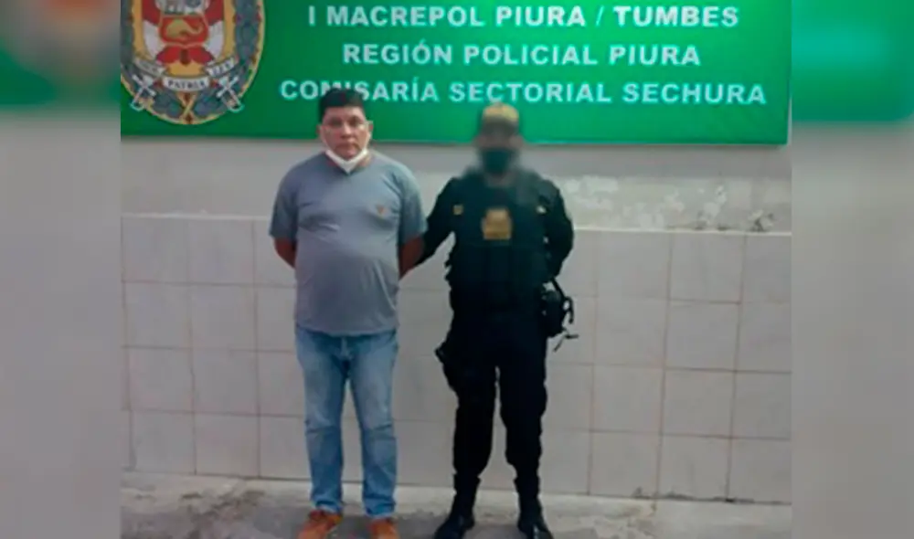 Fue puesto a disposición de la Fiscalía. Foto: PNP Fue puesto a disposición de la Fiscalía. Foto: PNP