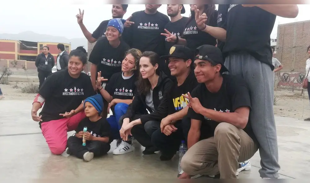 Angelina Jolie emociona a venezolanos con su sorpresiva llegada a Lima [FOTOS Y VIDEO]
