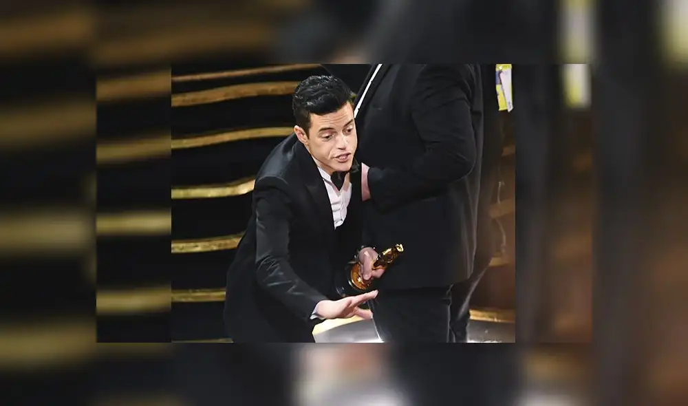 Rami Malek se resbaló tras ganar el Oscar por 'Bohemian Rhapsody' [VIDEO]