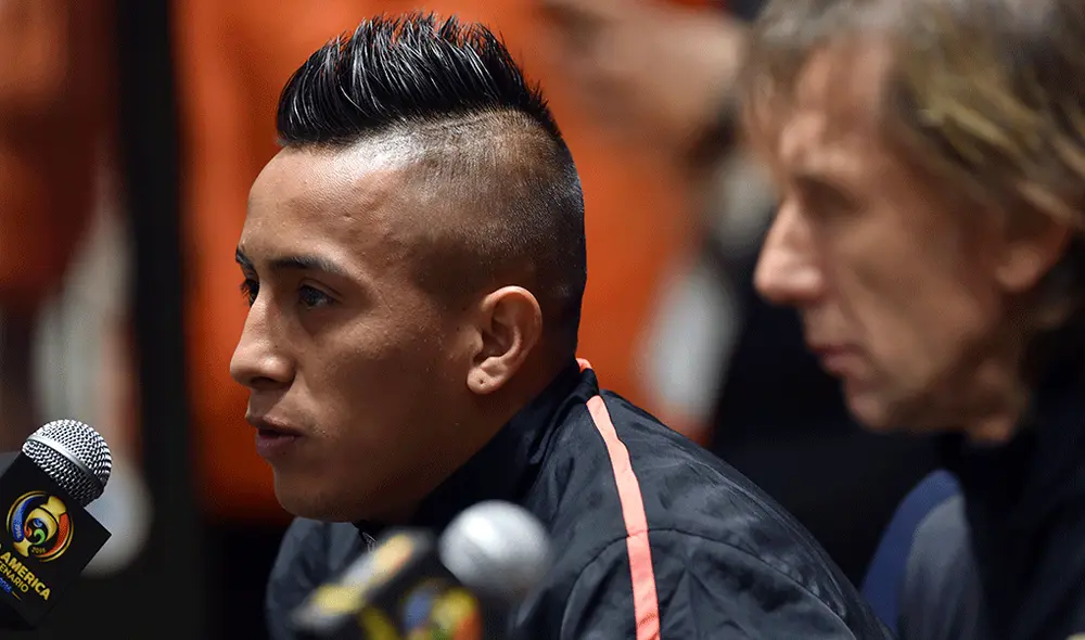 Ricardo Gareca viajó a Brasil para hablar con Christian Cueva tras su polémica conducta post-Copa América 2019. | Foto: AFP