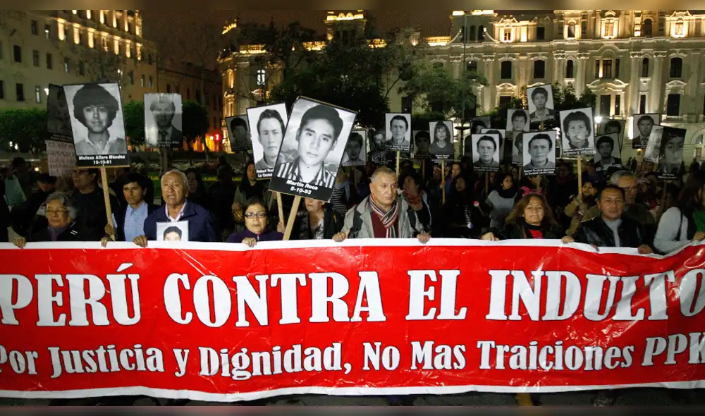 Convocan nueva marcha contra indulto a Alberto Fujimori Convocan nueva marcha contra indulto a Alberto Fujimori