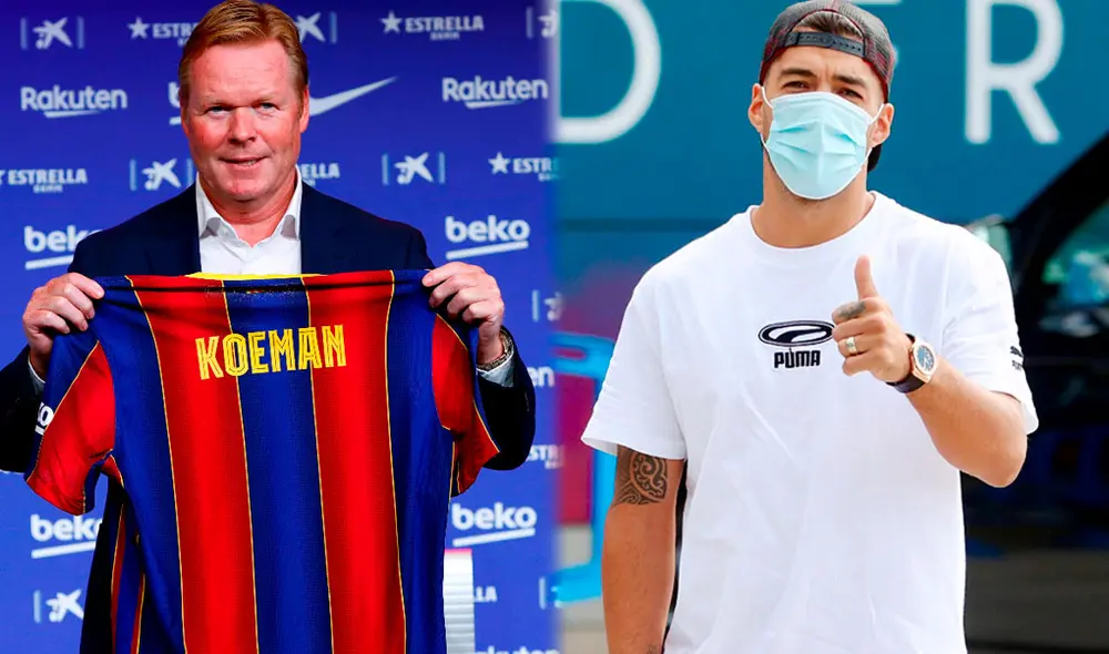 Koeman y Luis Suárez tendrán su primera charla cara a cara en los entrenamientos. Foto: EFE