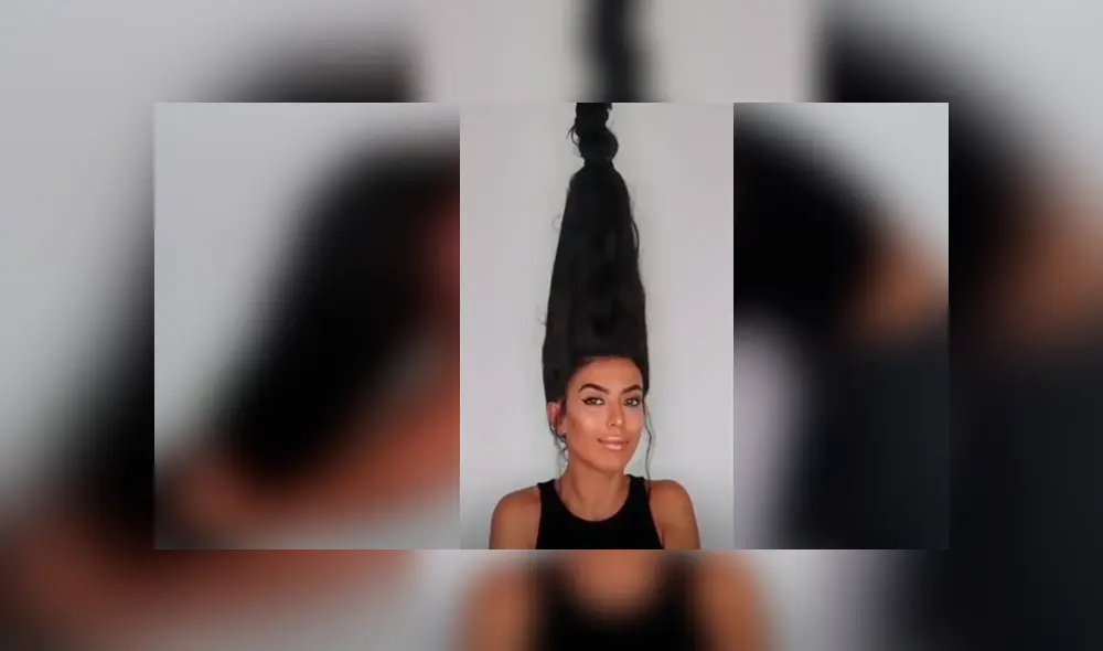 Facebook viral: influencer se hace extravagante peinado navideño y quiere imponer una nueva moda