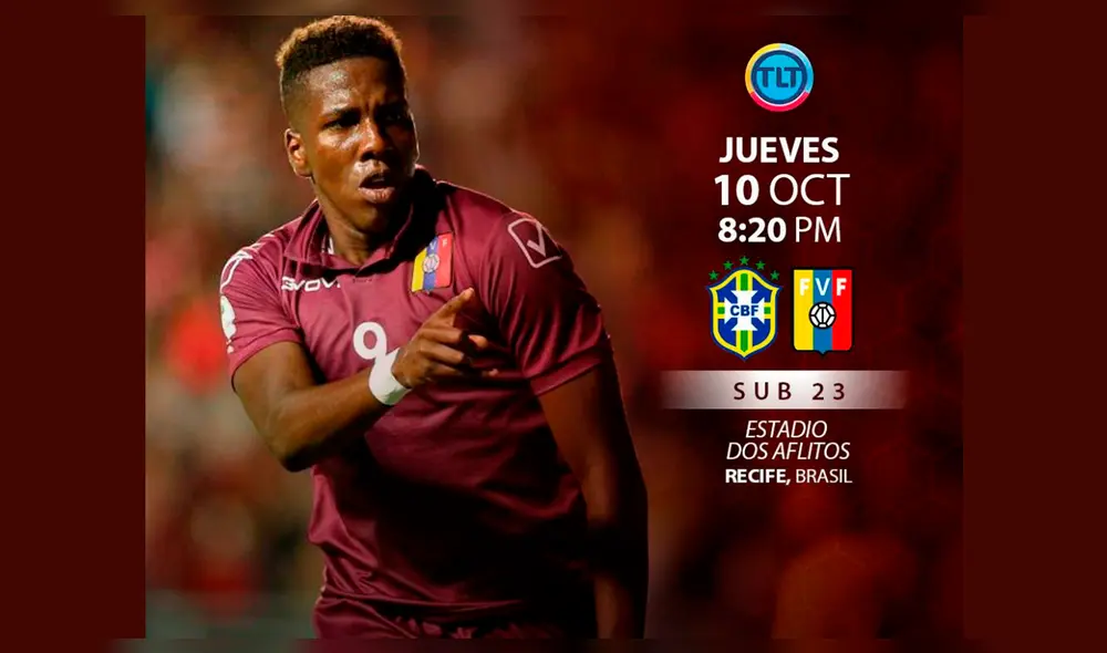 Brasil vs. Venezuela Sub 23 en amistoso de cara al Preolímpico.