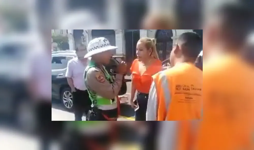 Ministerio del Interior formalizó denuncia penal contra mujer que agredió a policía 