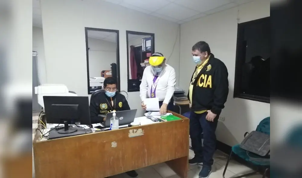 Durante allanamiento se recogió documentos para esclarecer caso de presunta corrupción