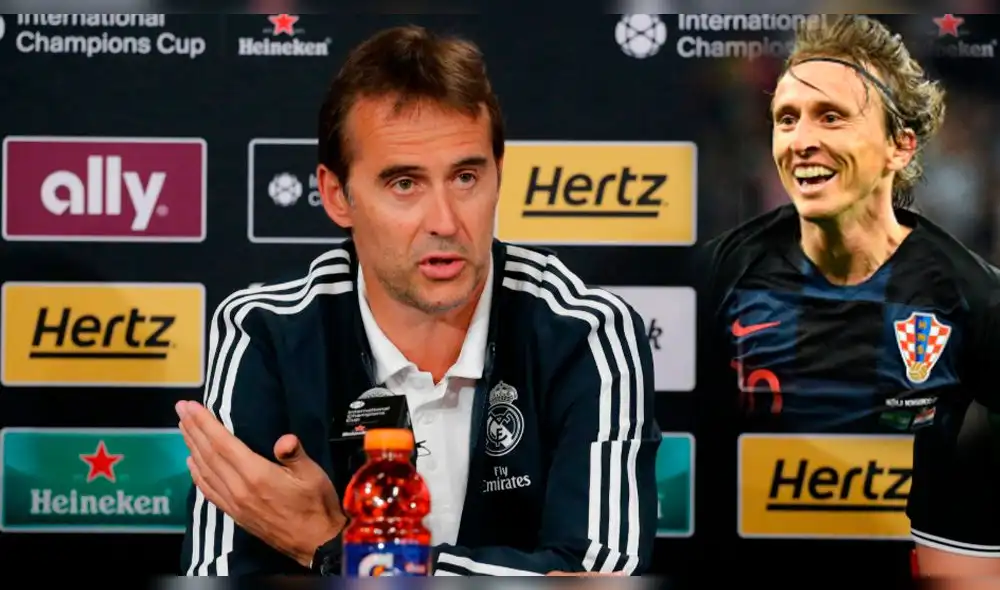 Julen Lopetegui: “Modric y Kovacic van a ser muy felices en el Real Madrid” [VIDEO]